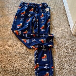 Life Is Good Navy Sleepwear Pants